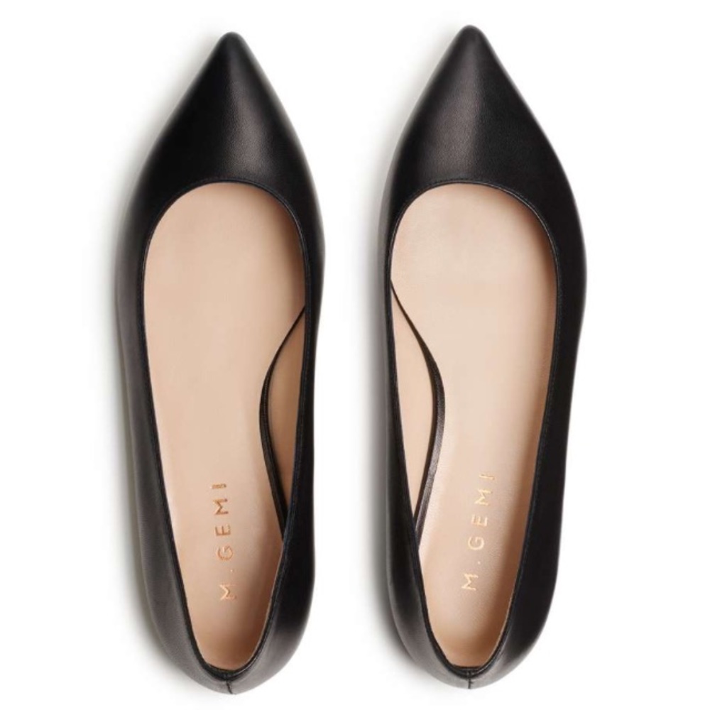 M. Gemi Black Flats